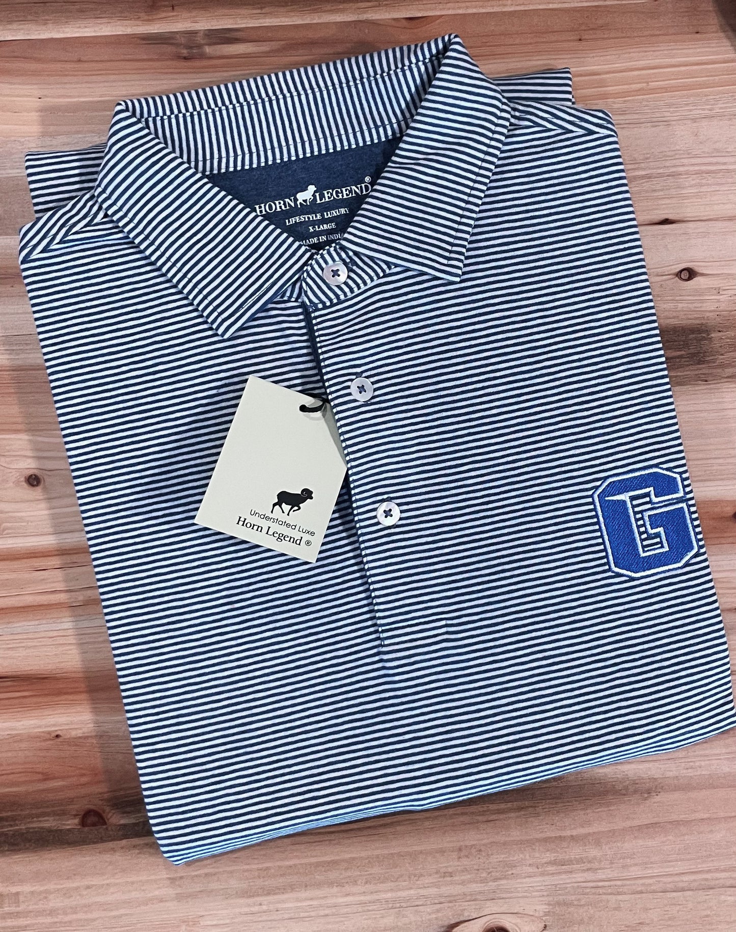 Horn Legend Graves County Polo Striped