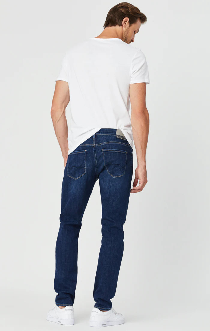 Mavi Matt Straight Leg Relaxed Fit Feather Blue Jeans