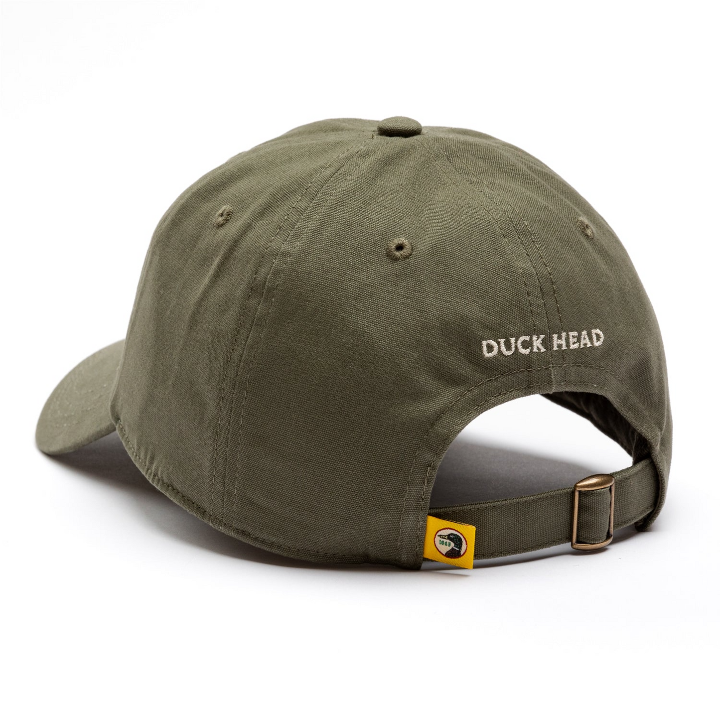Duck Head Chinos Patch Canvas Hat Dark Olive