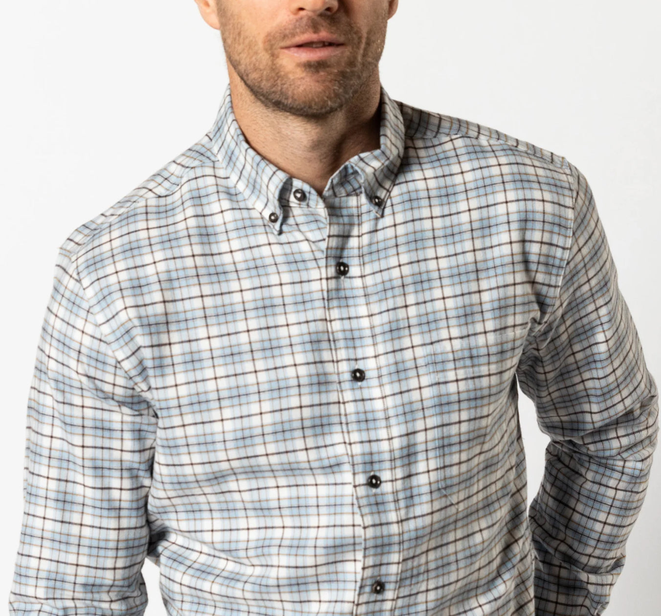 Duck Head Glacier Blue Flannel