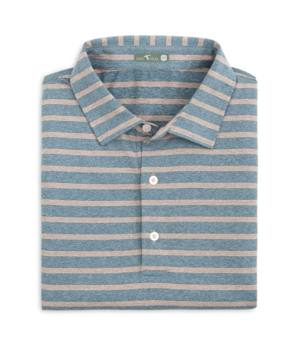 Genteal Fulton Performance Polo Apricot