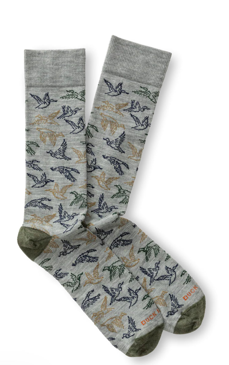Duck Head light Heather grey socks