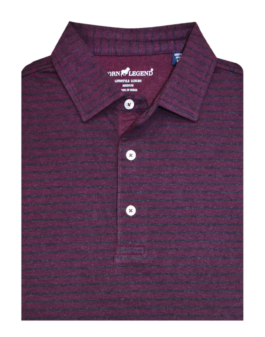 Horn Legend Lifestyle Luxury Polo Cabernet/Charcoal