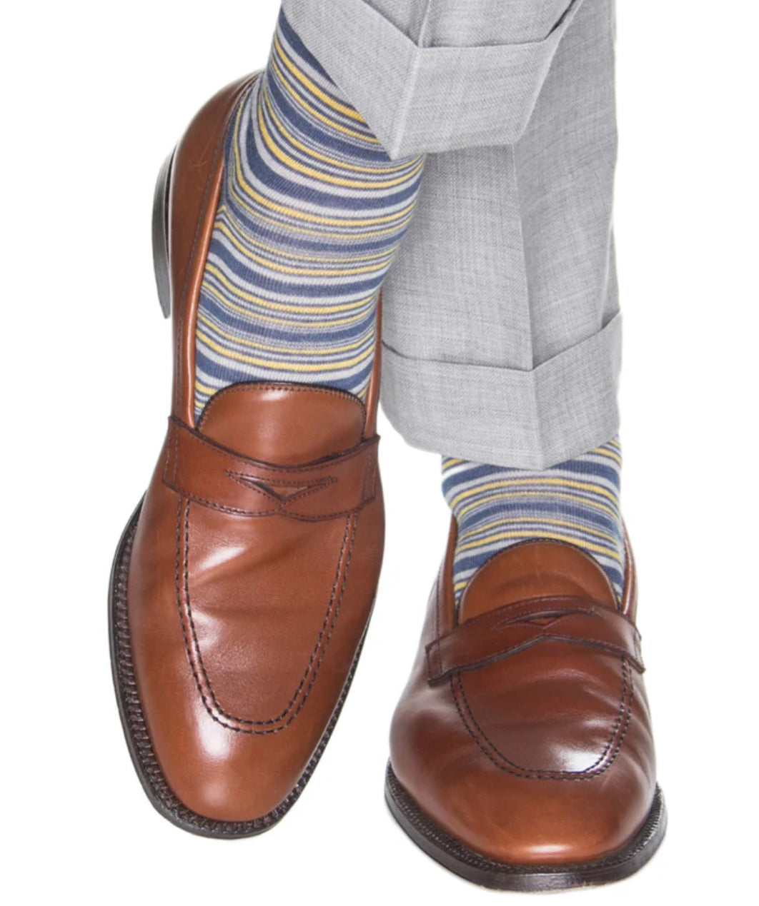 Fly Guys Menswear Bay Vertical Stripe Socks