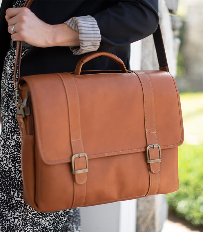 Sarge JEFE | Leather Messenger Briefcase