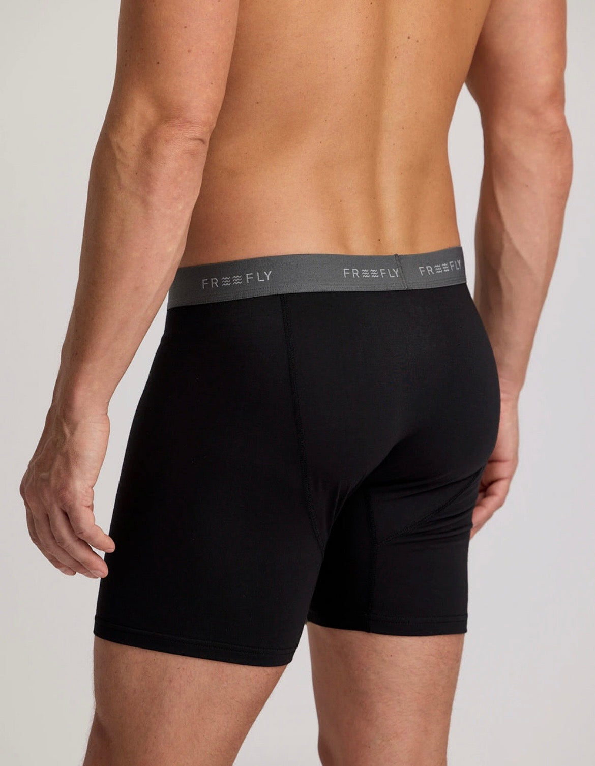 Free Fly Bamboo Motion Boxer Brief Black