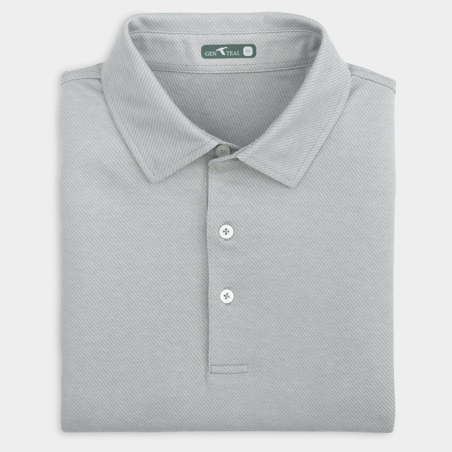 Genteal Scales Textured Polo Silverback