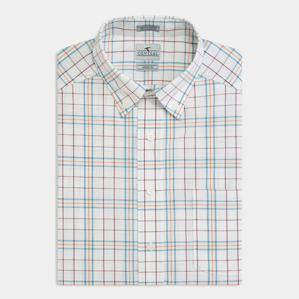 Genteal Chamberlin Cotton Sport Shirt Firecracker