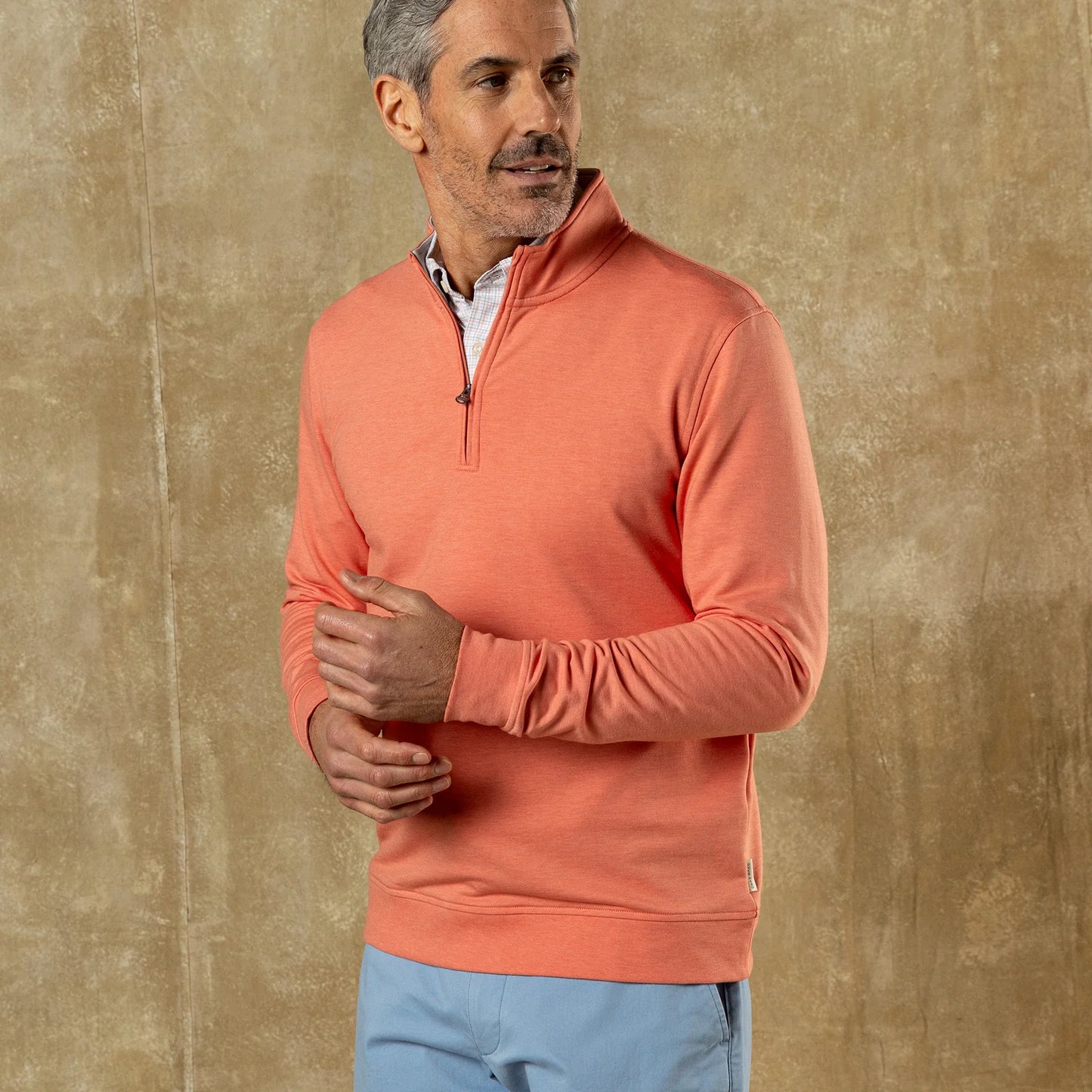 DUCK HEAD DUNMORE PERFORMANCE 1/4 ZIP PULLOVER