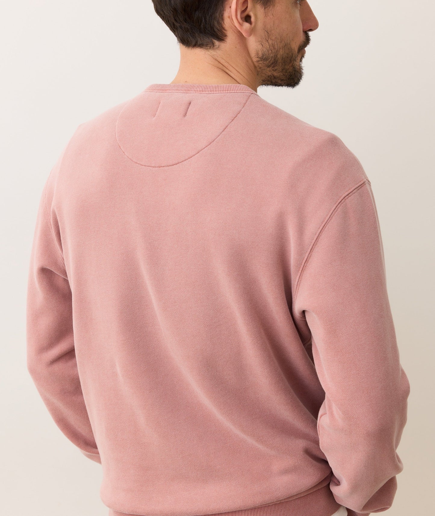 Marine Layer Cloud 9 Fleece Relaxed Crewneck Ash Rose
