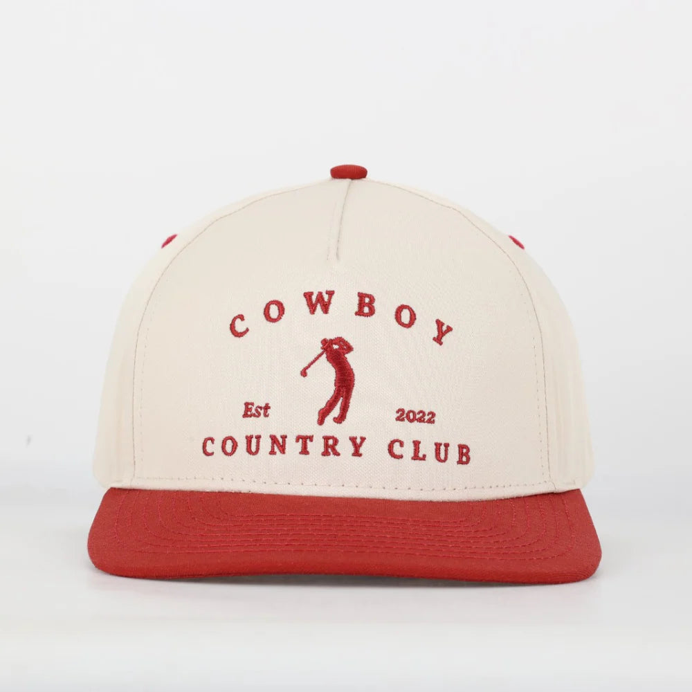 Cowboy Country TWO TONE GOLFER HAT