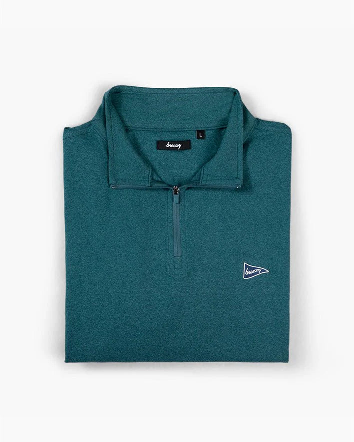Breezy The Gimme Quarter-Zip Horizon Forest