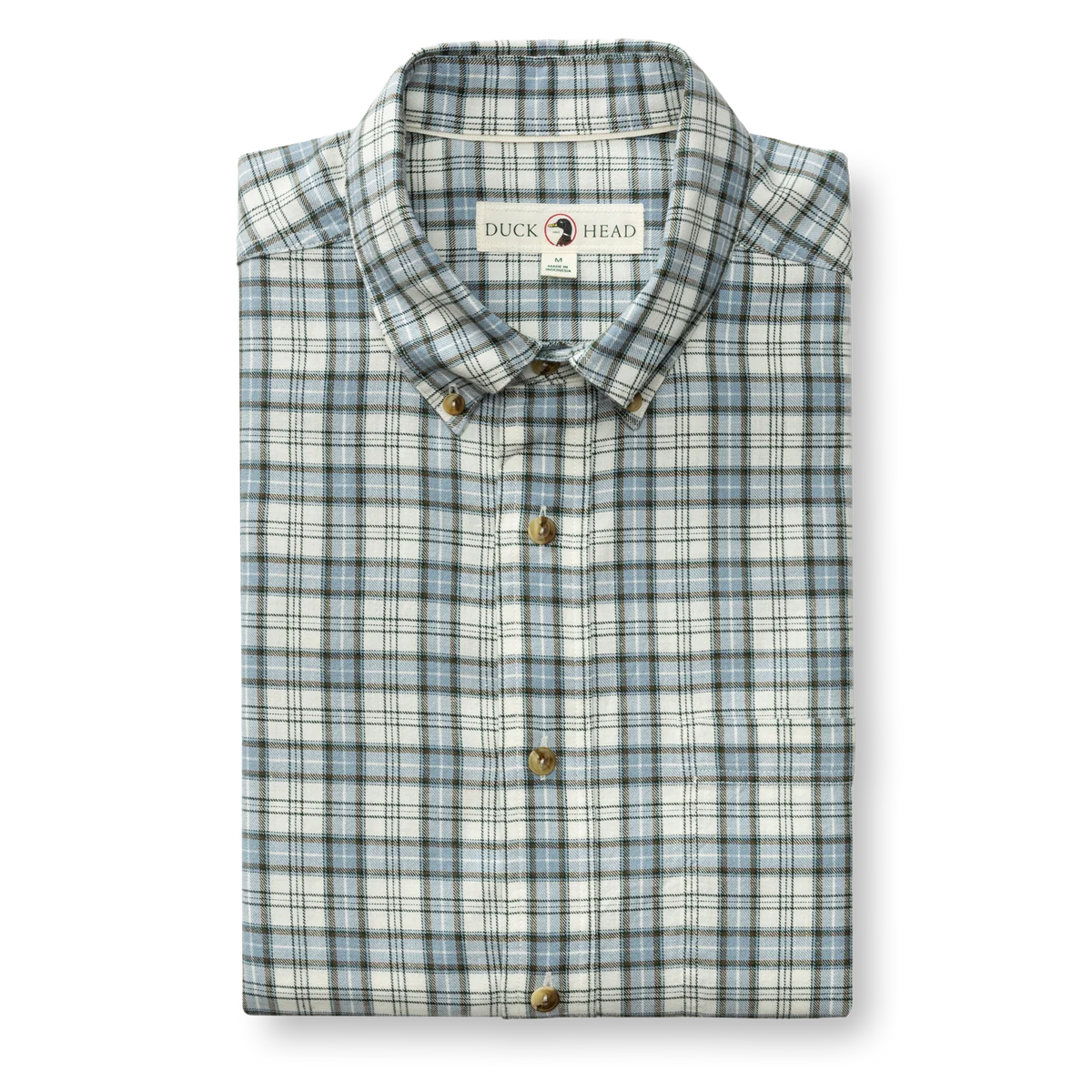 DUCK HEAD COTTON WOOL SPORT SHIRT / WINDBLOWN SKY