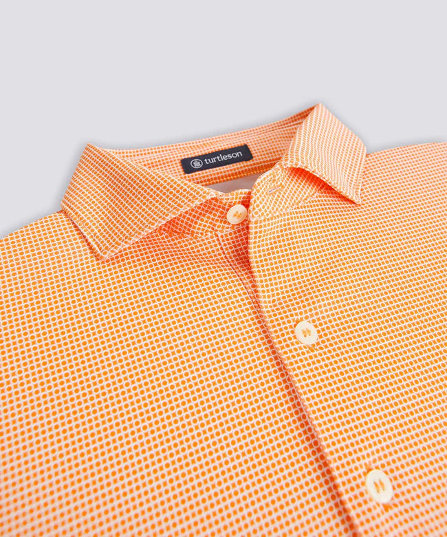 Turtleson Cory Performance Polo Tiger Lily
