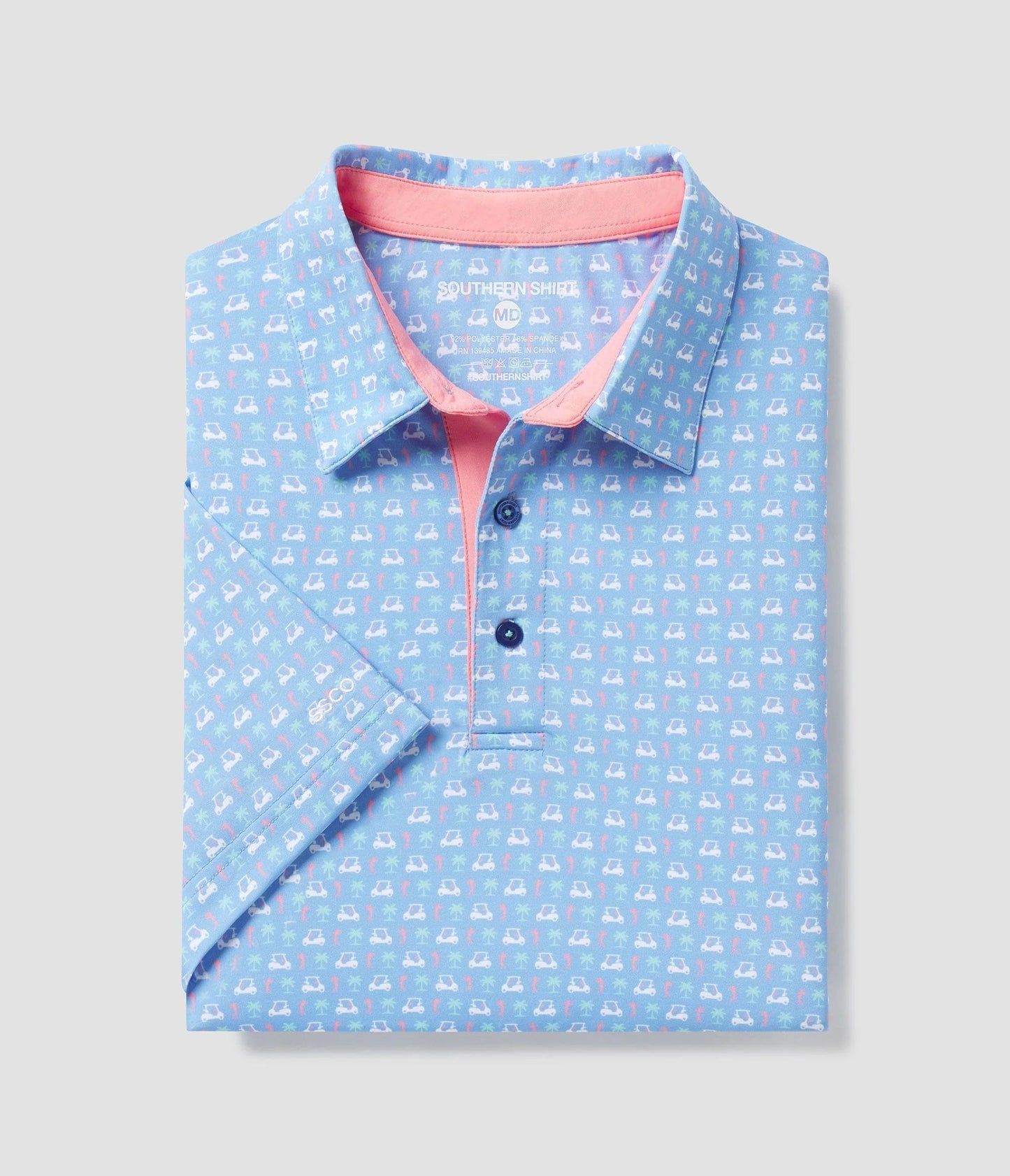 Southern Shirt Par Fore Printed Polo Hole InOne