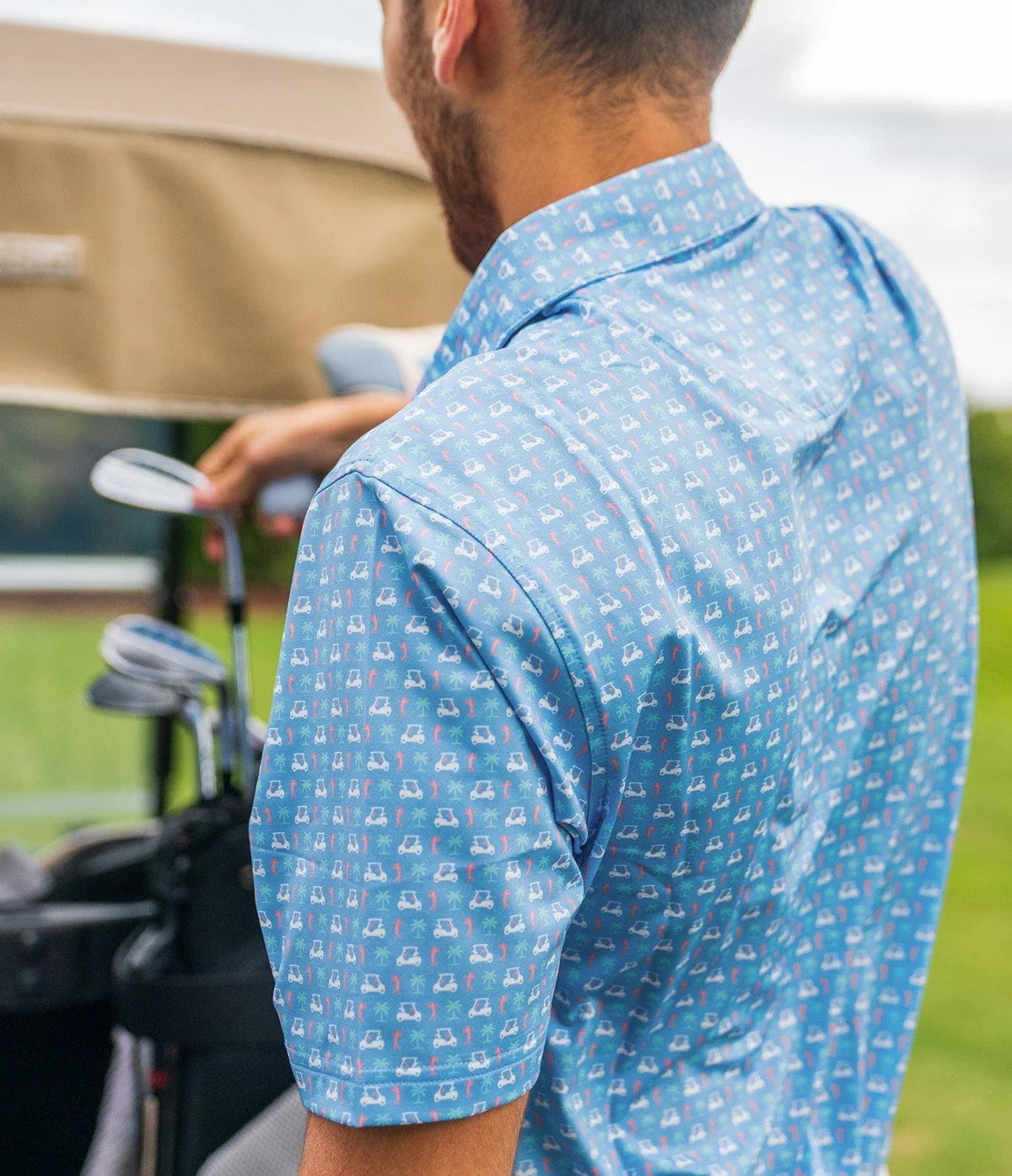 Southern Shirt Par Fore Printed Polo Hole InOne