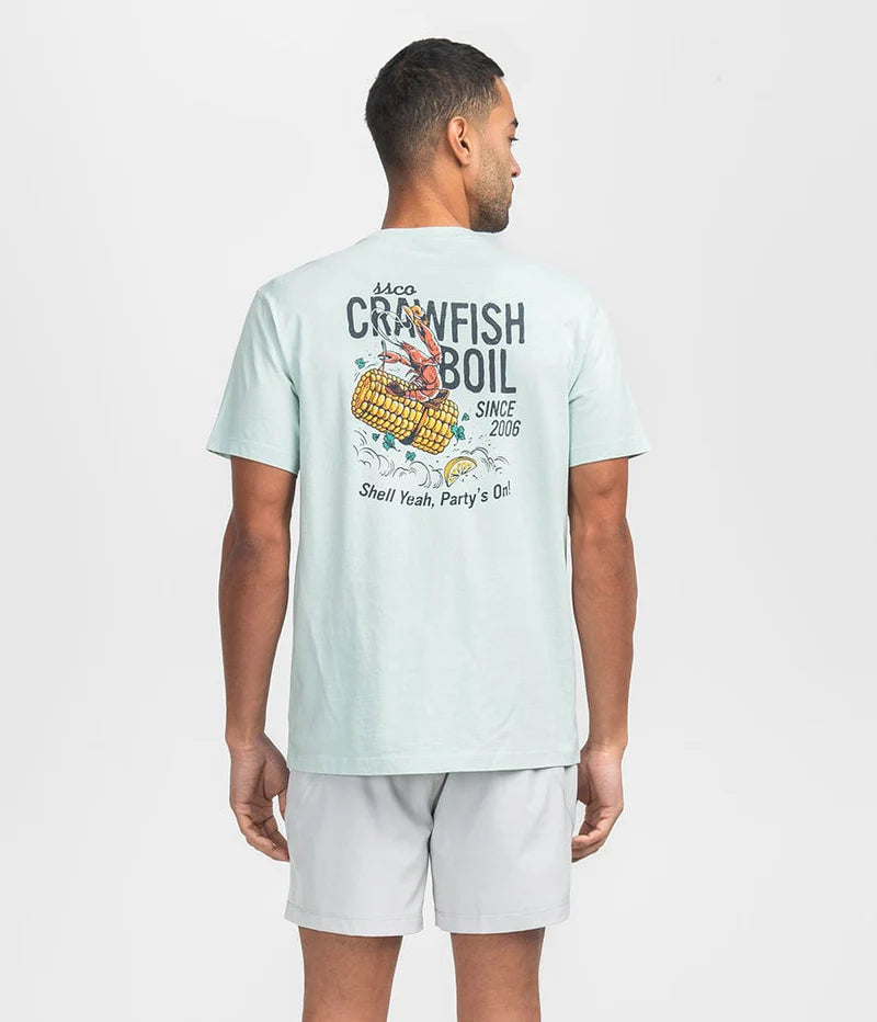 Southern Shirt Crawfish Boil Tee Cool Mint