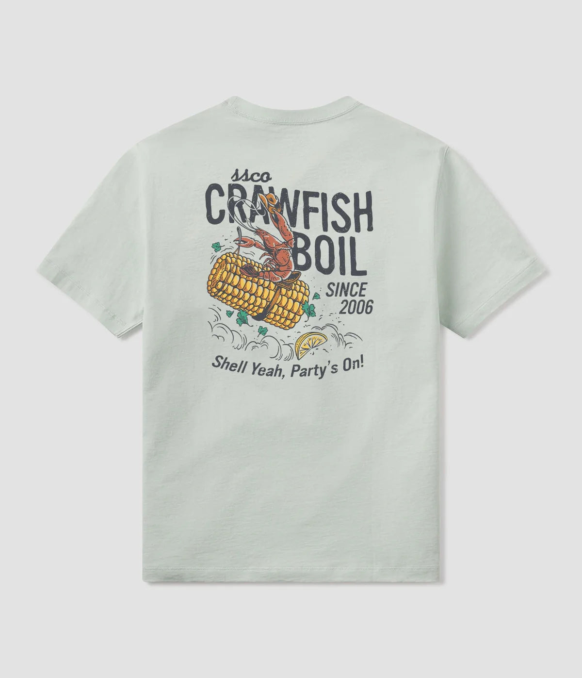 Southern Shirt Crawfish Boil Tee Cool Mint