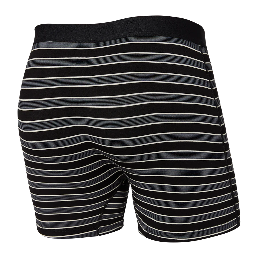 SAXX Ultra Super Soft Black Crew Stripe