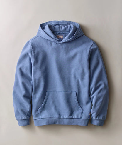 MARINE LAYER RELAXED CLOUD 9 FLEECE HOODIE COPEN BLUE