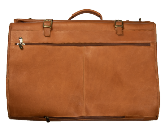 SARGE LEATHER ANDES TRI-FOLD GARMENT BAG