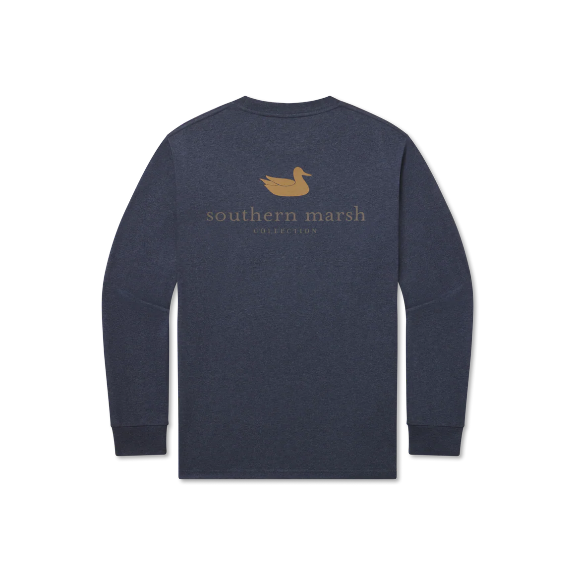 Southern Marsh Long Sleeve Authentic Tee Washed Lunar Navy