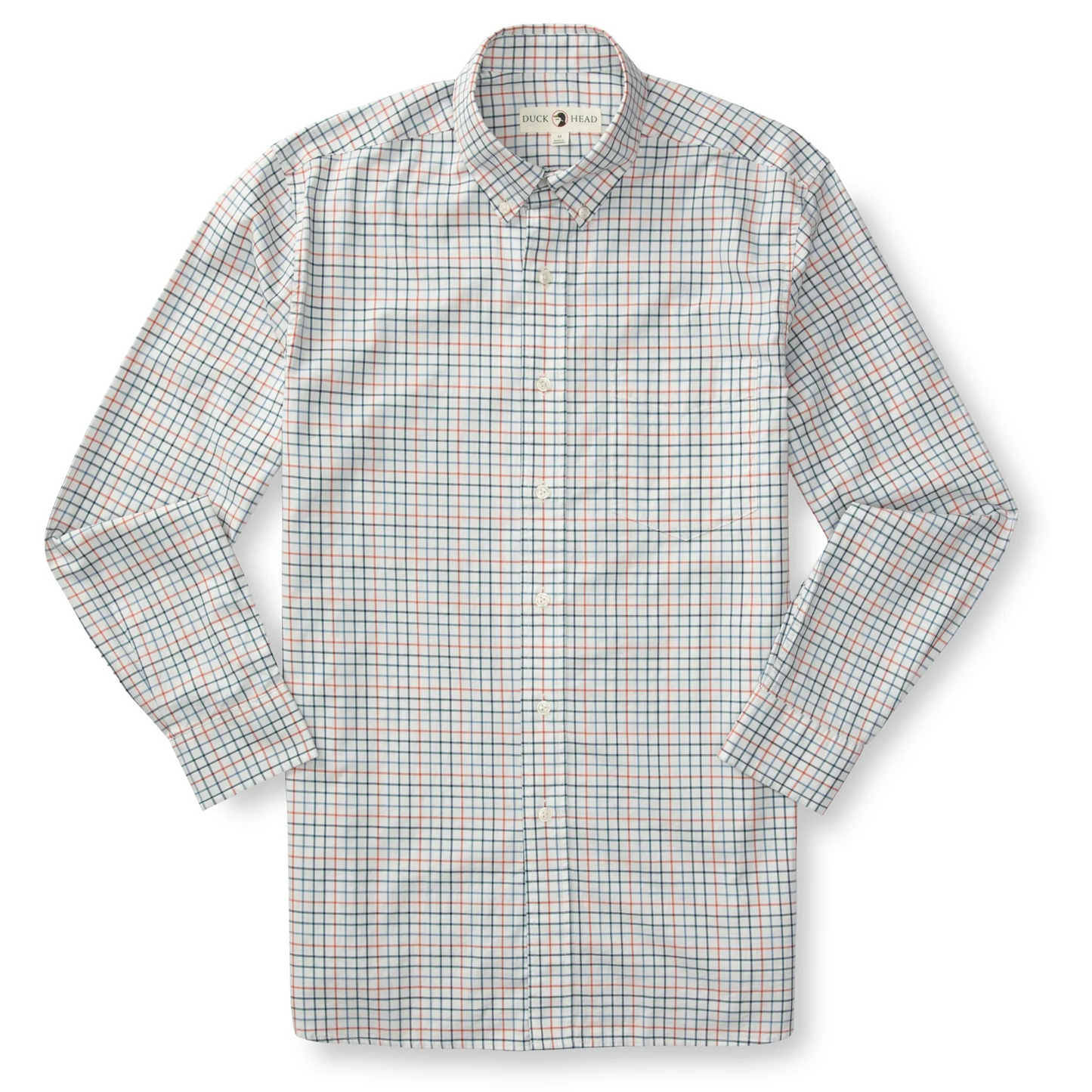 Duck Head Cotton Twill Sport Shirt Mirror Lake Blue