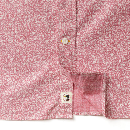 Duck Head Cotton Chambray Sport Shirt Rosewood