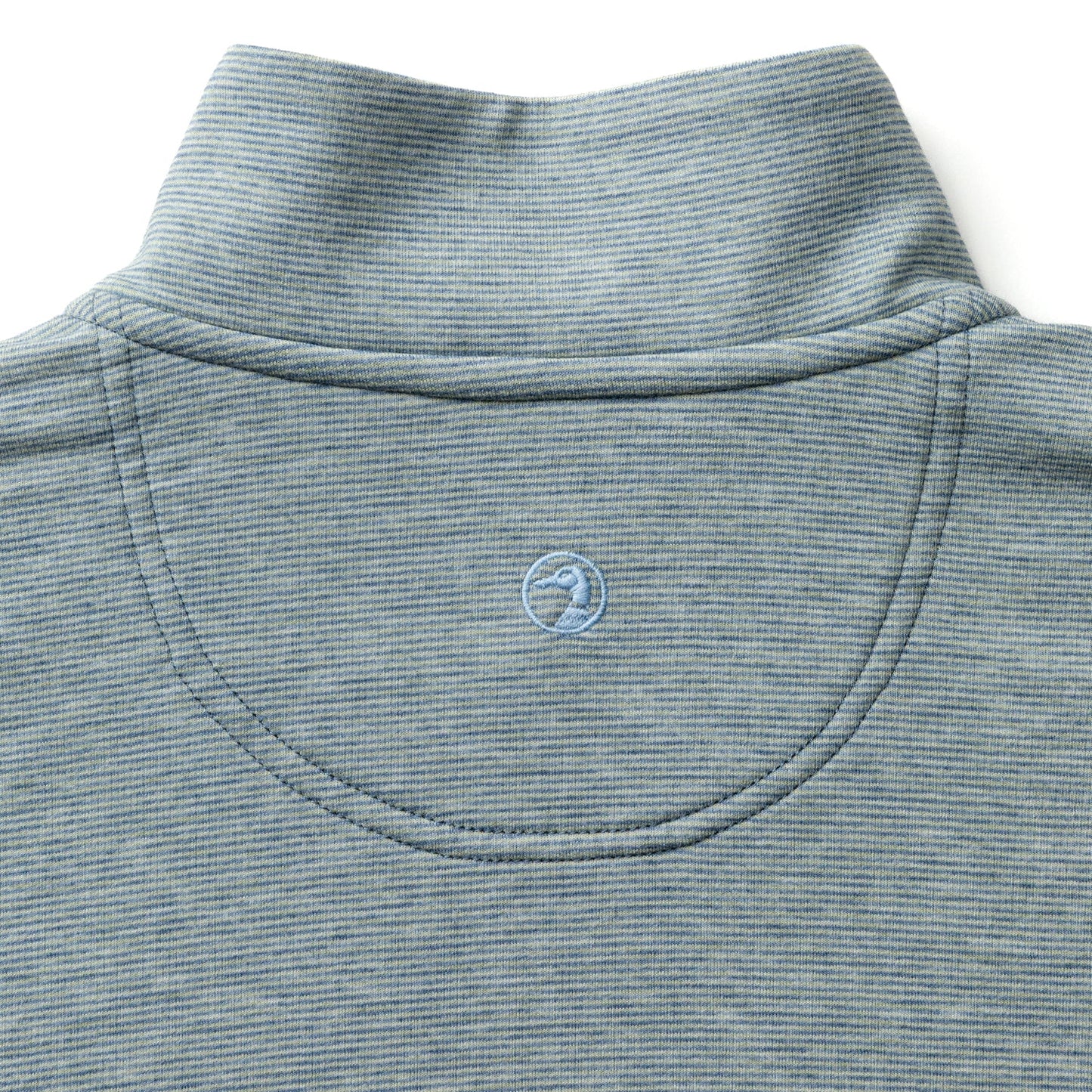 DUCK HEAD SUMMERFORD STRIPE PERFORMANCE 1/4 ZIP PULLOVER