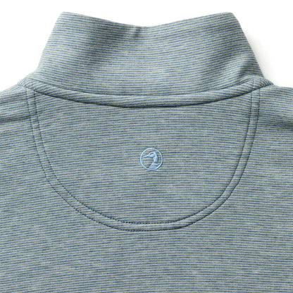 DUCK HEAD SUMMERFORD STRIPE PERFORMANCE 1/4 ZIP PULLOVER