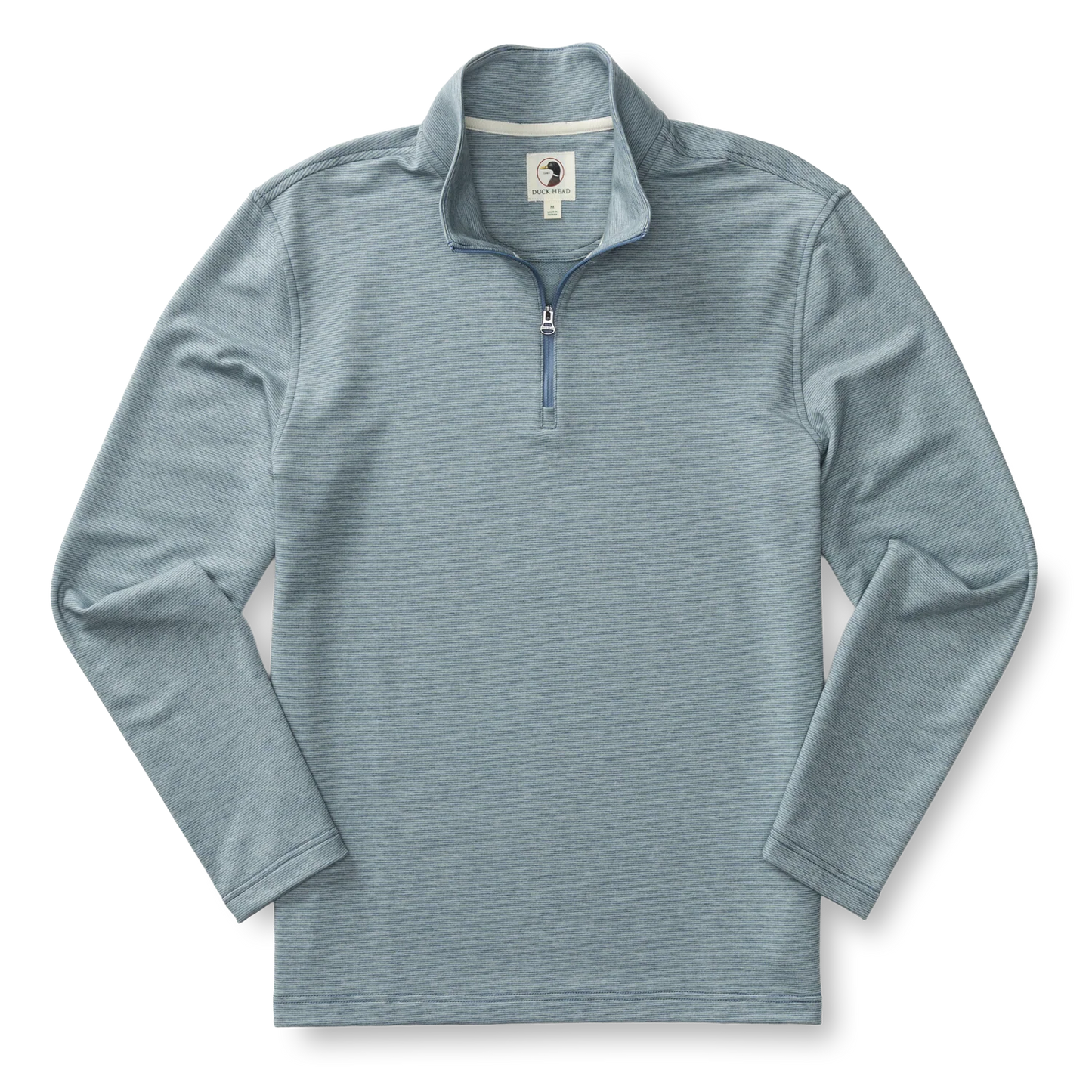 DUCK HEAD SUMMERFORD STRIPE PERFORMANCE 1/4 ZIP PULLOVER