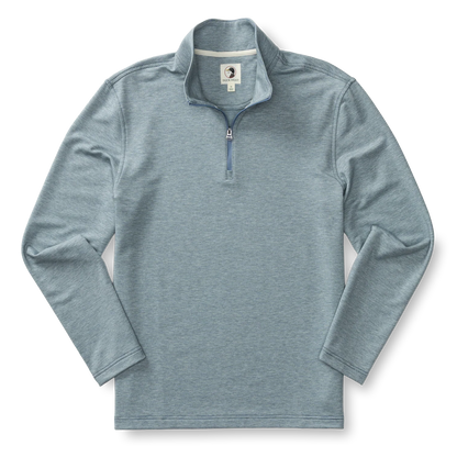 DUCK HEAD SUMMERFORD STRIPE PERFORMANCE 1/4 ZIP PULLOVER