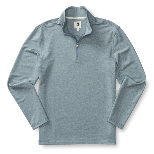 DUCK HEAD SUMMERFORD STRIPE PERFORMANCE 1/4 ZIP PULLOVER