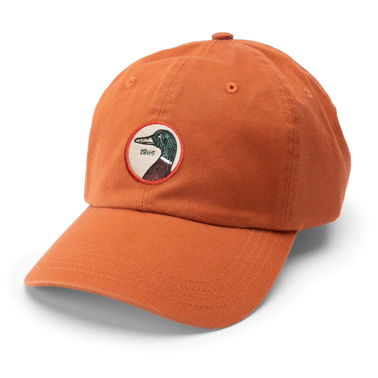 Duck Head Circle Patch Twill Hat Rust