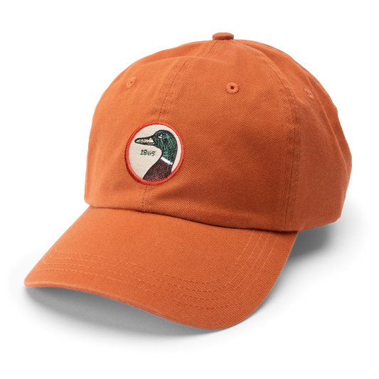 Duck Head Circle Patch Twill Hat Rust