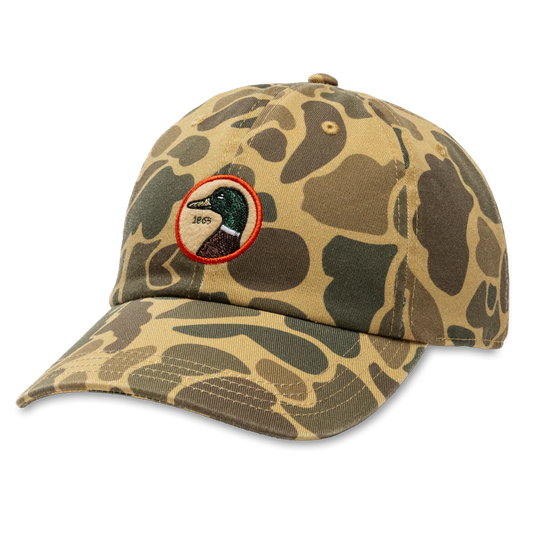 Duck Head Circle Patch Twill Hat Camo