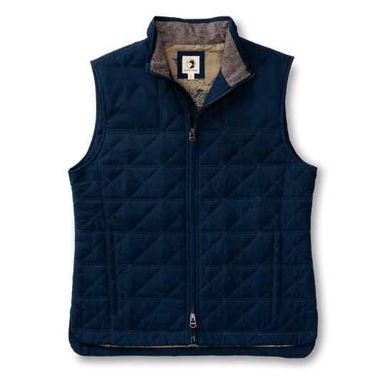 Duck Head Fremont Performance Quilted Vest Royal Navy