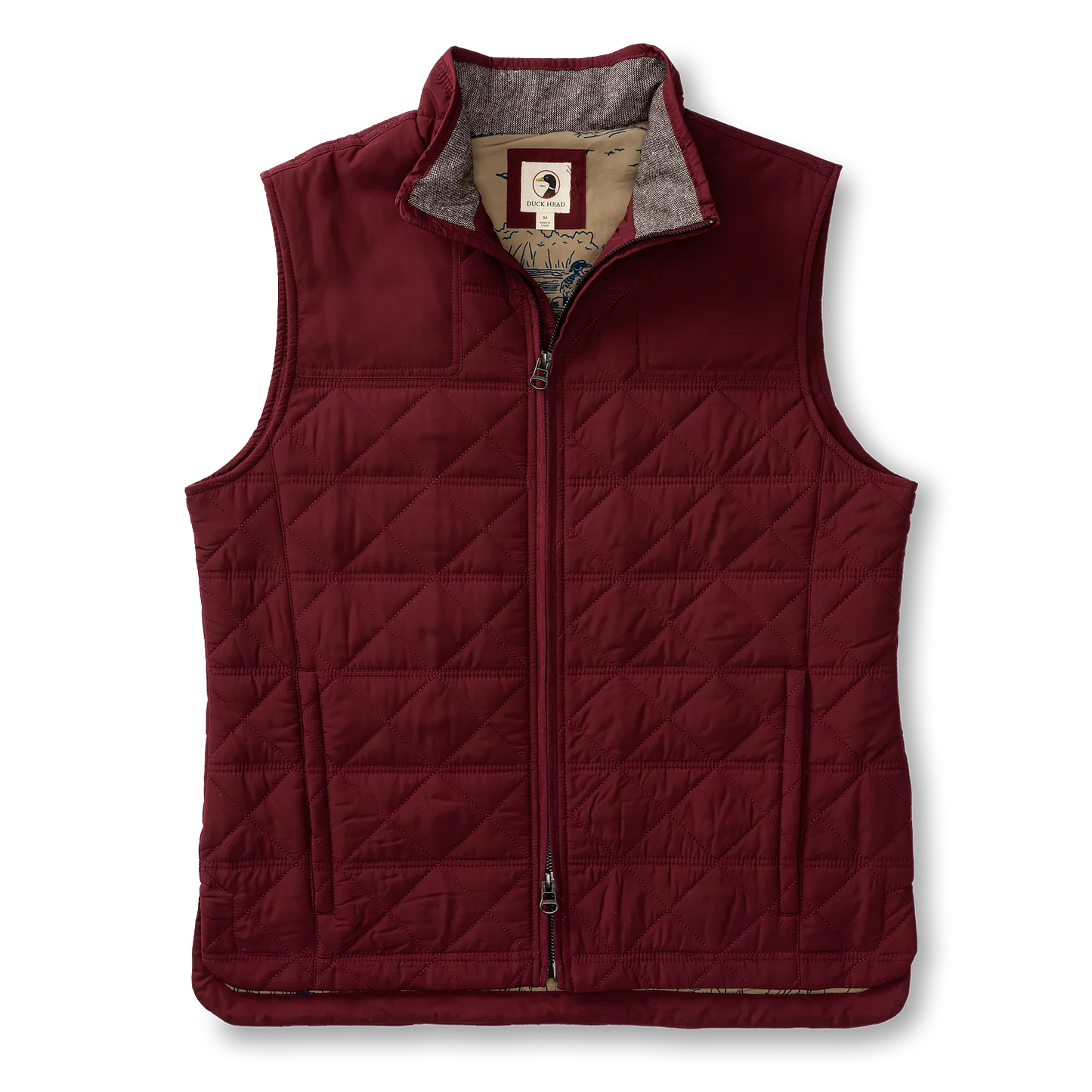 Fremont Performance Quilted Vest - Tawny Port