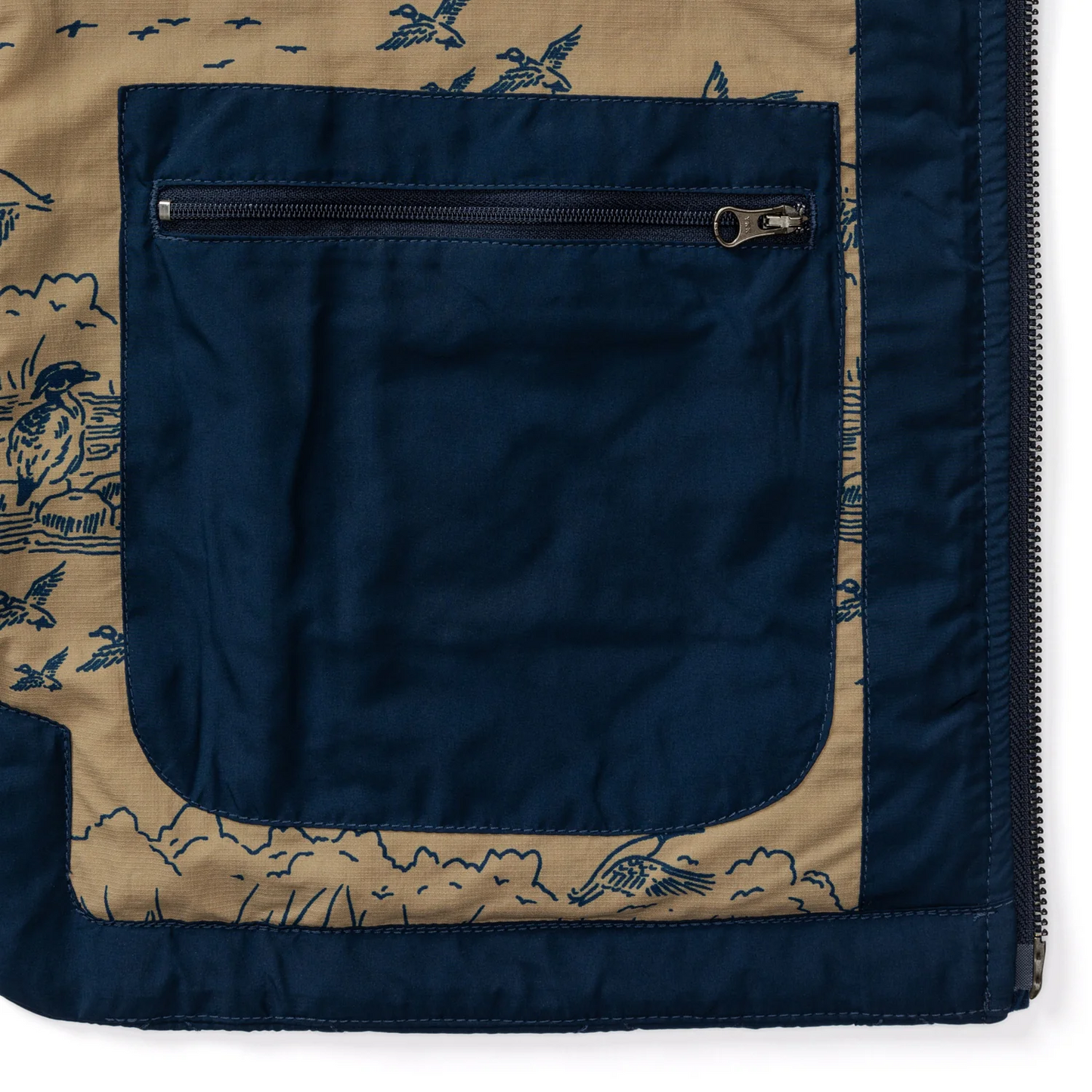 Duck Head Fremont Performance Quilted Vest Royal Navy