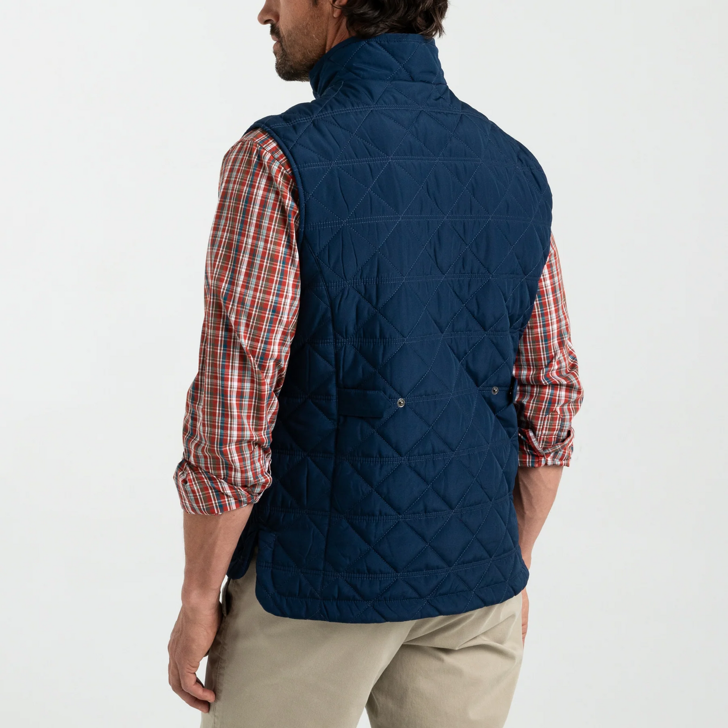 Duck Head Fremont Performance Quilted Vest Royal Navy