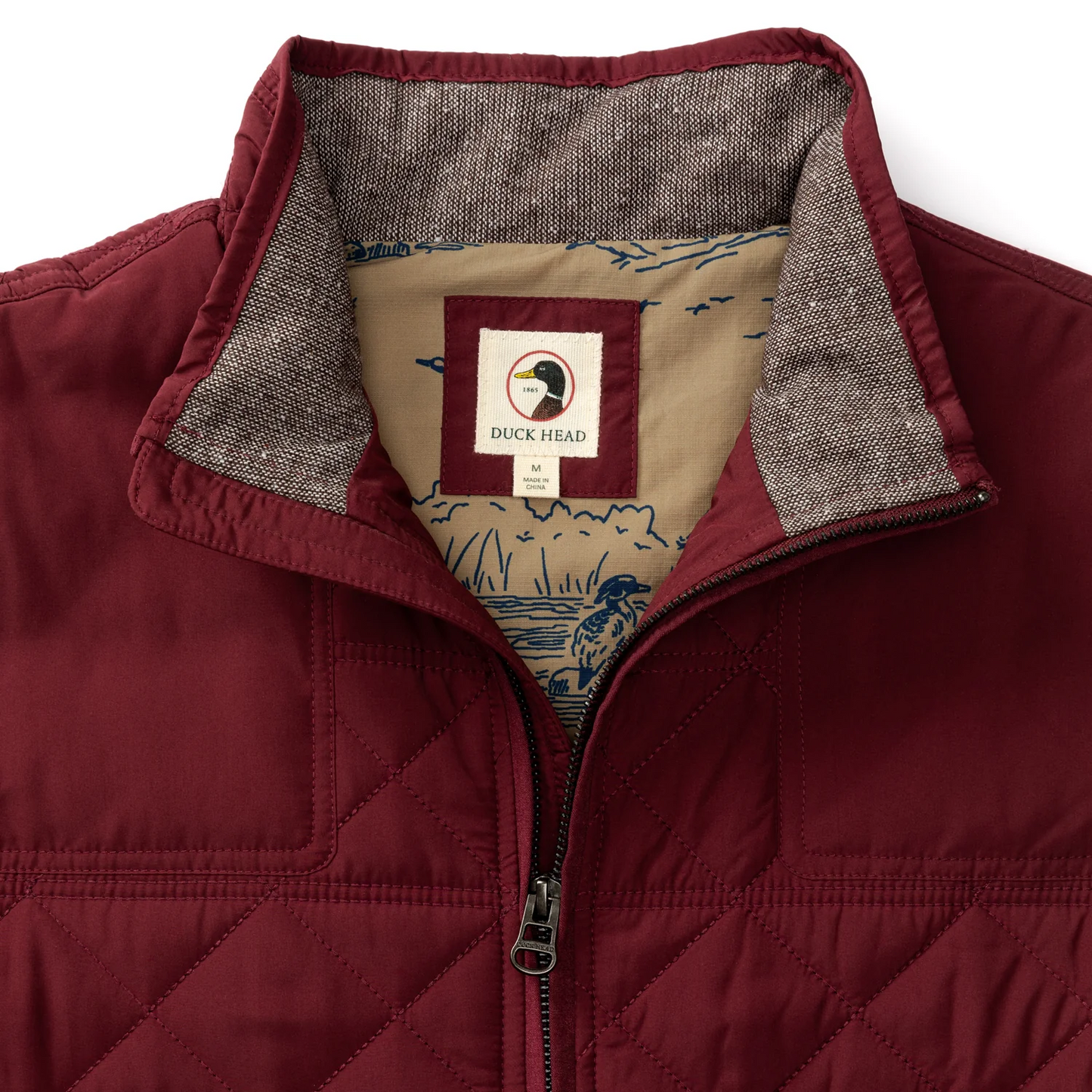 Fremont Performance Quilted Vest - Tawny Port