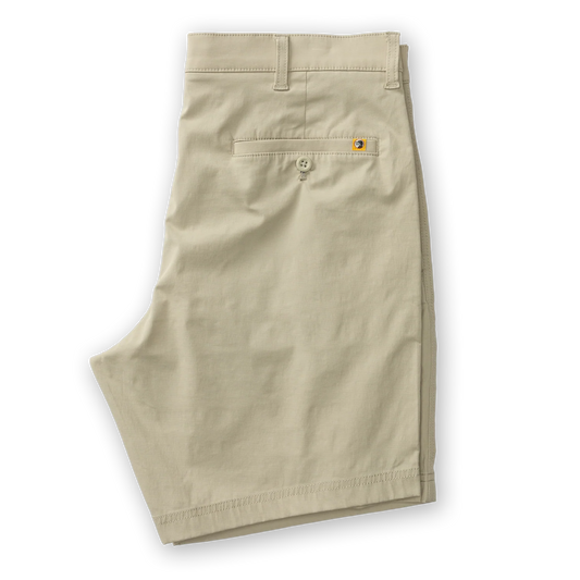 DUCK HEAD 8IN HARBOR PERFORMANCE SHORT SANDSTONE