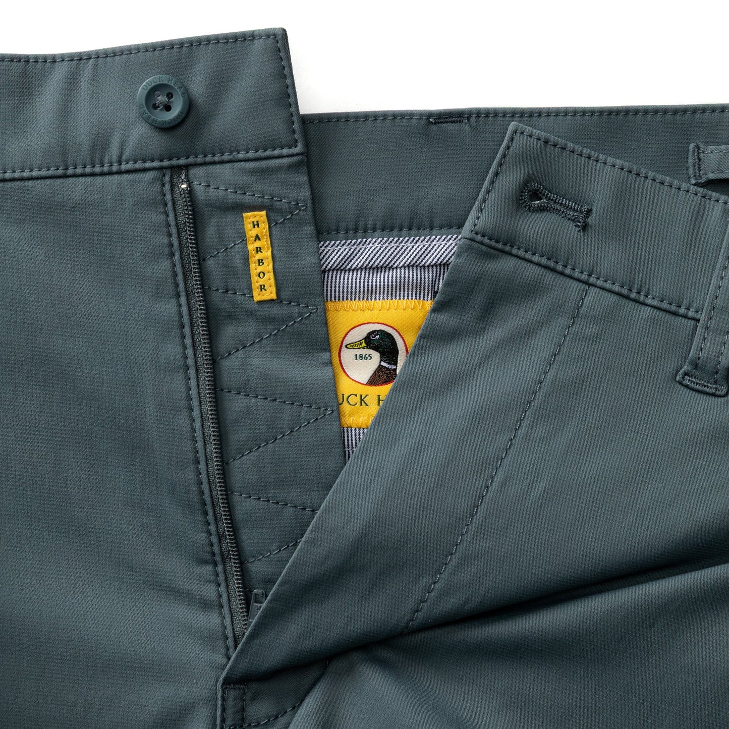 Duck Head 8" Harbor Performance Short Stormy Blue