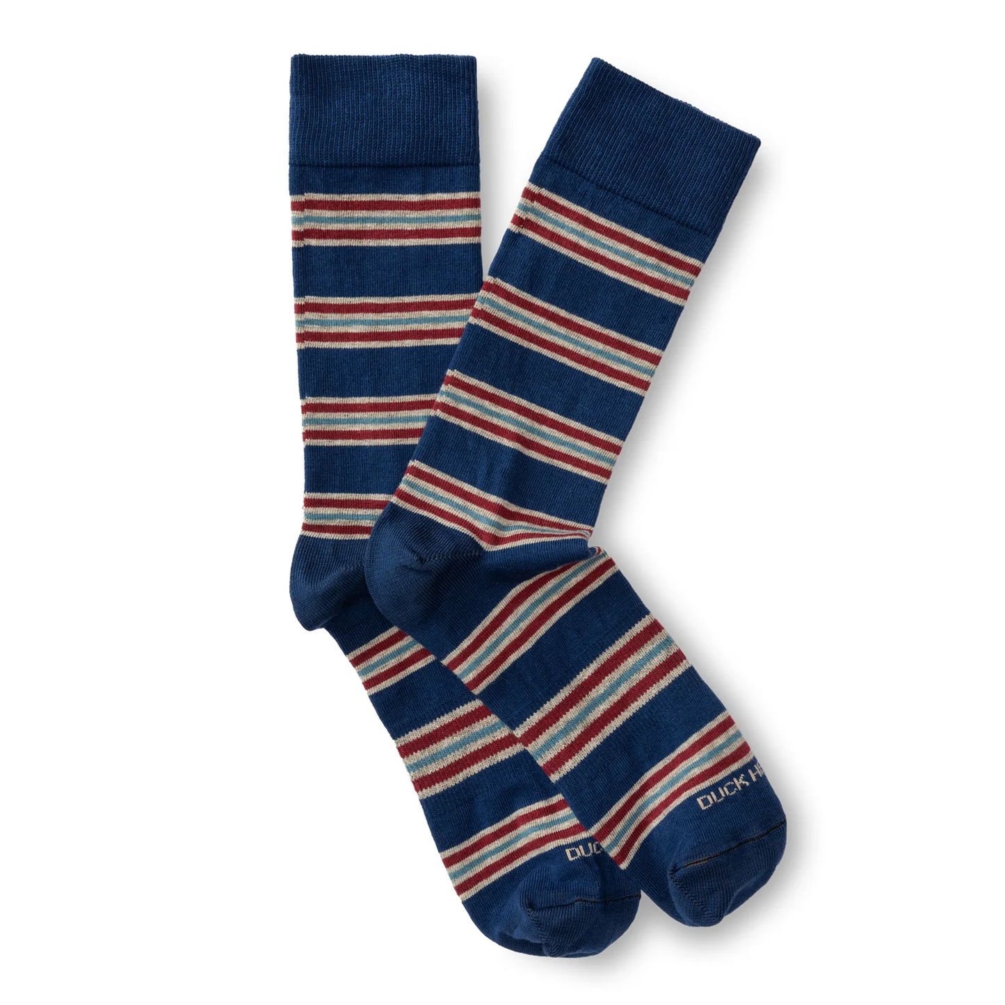 Duck Head Multi Stripe Sock Legion Blue