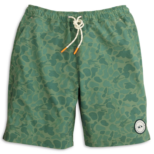 Fish Hippie Volley Swim Trunk 8" Sage