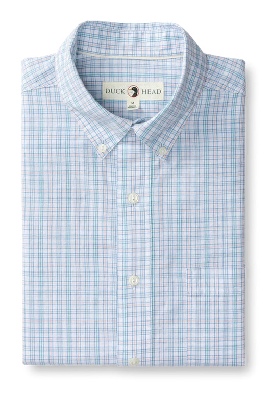 Duck Head Cotton Twill Sport Shirt Pastel Pink