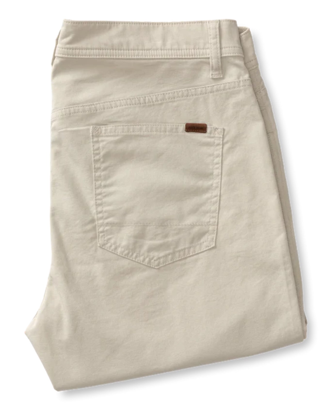 Duckhead Classic Fit Pinpoint Canvas Five-Pocket Pants Stone