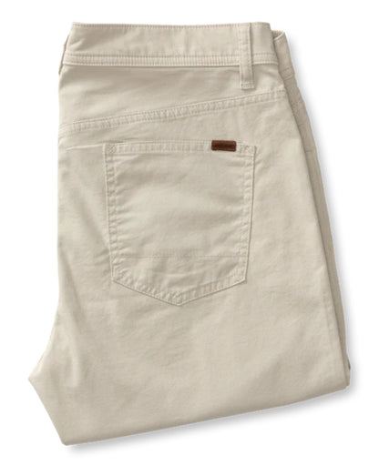 Duck Head Classic Fit Pinpoint Canvas Five-Pocket Pants Stone