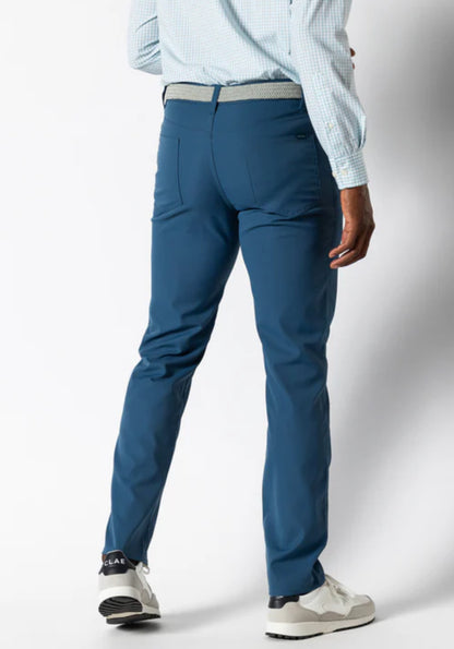 Duck Head Long Drive Performance Five-Pocket Pants Midnight Blue