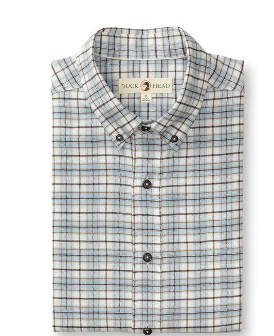 Duck Head Glacier Blue Flannel